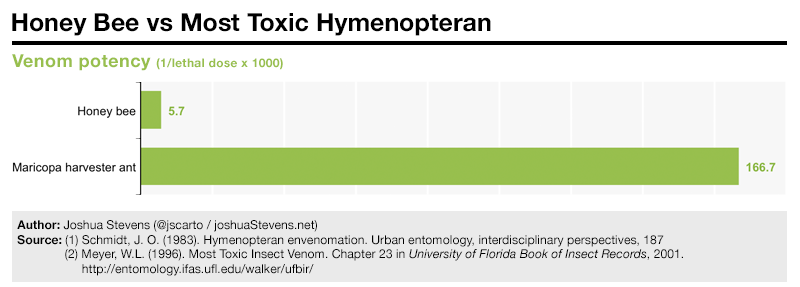 The most potent of all hymenopterans